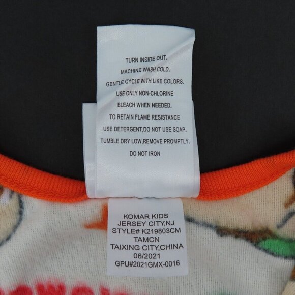 Cocomelon 12M Unisex Fleece Zipped One Piece Pajamas Bodysuit Gripper Feet NEW - Picture 6 of 8